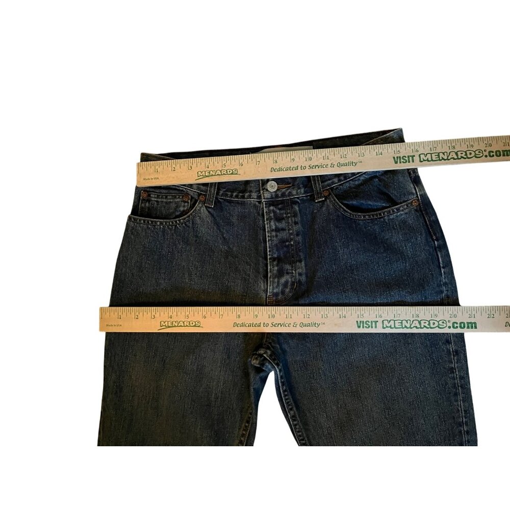 Gap Women's Bootcut Jeans 10A 100% Cotton Vintage 2002 Ankle Length Blue Denim - Picture 10 of 13